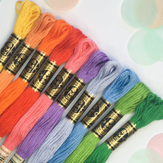 Meadow DMC embroidery thread bundle - Craft Make Do