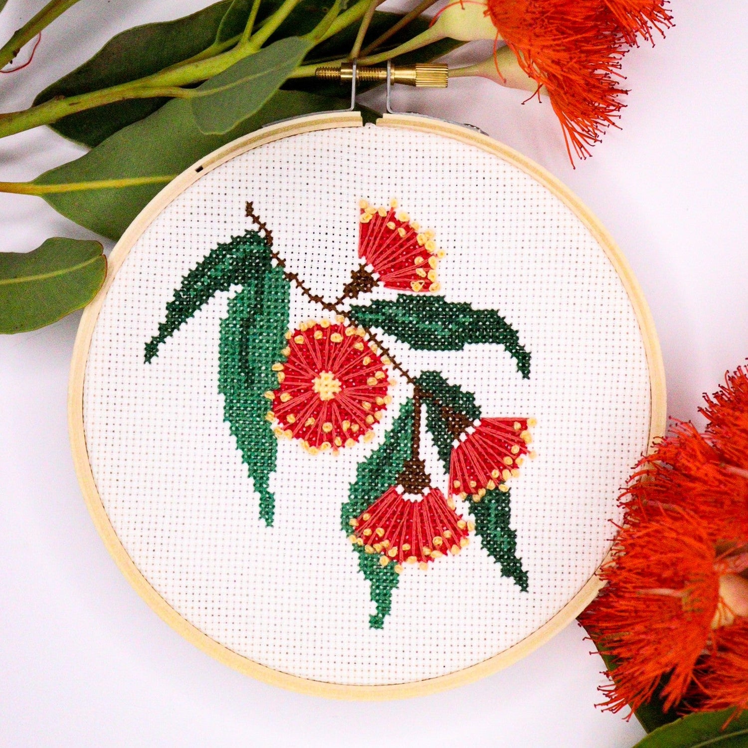 Australian flora modern cross stitch kit bundle - Craft Make Do