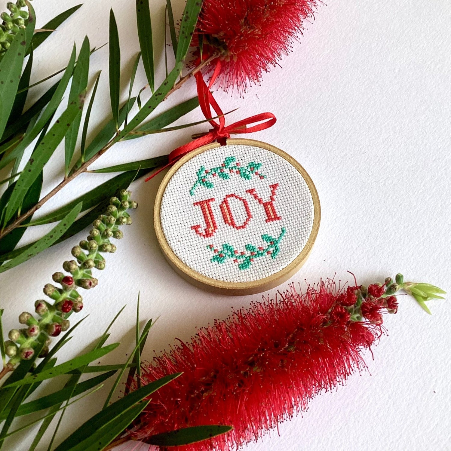 Christmas Decoration Cross Stitch Kit - Craft Make Do