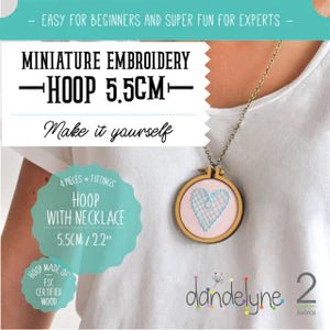 Dandelyne 5.5cm Mini Hoop - Craft Make Do
