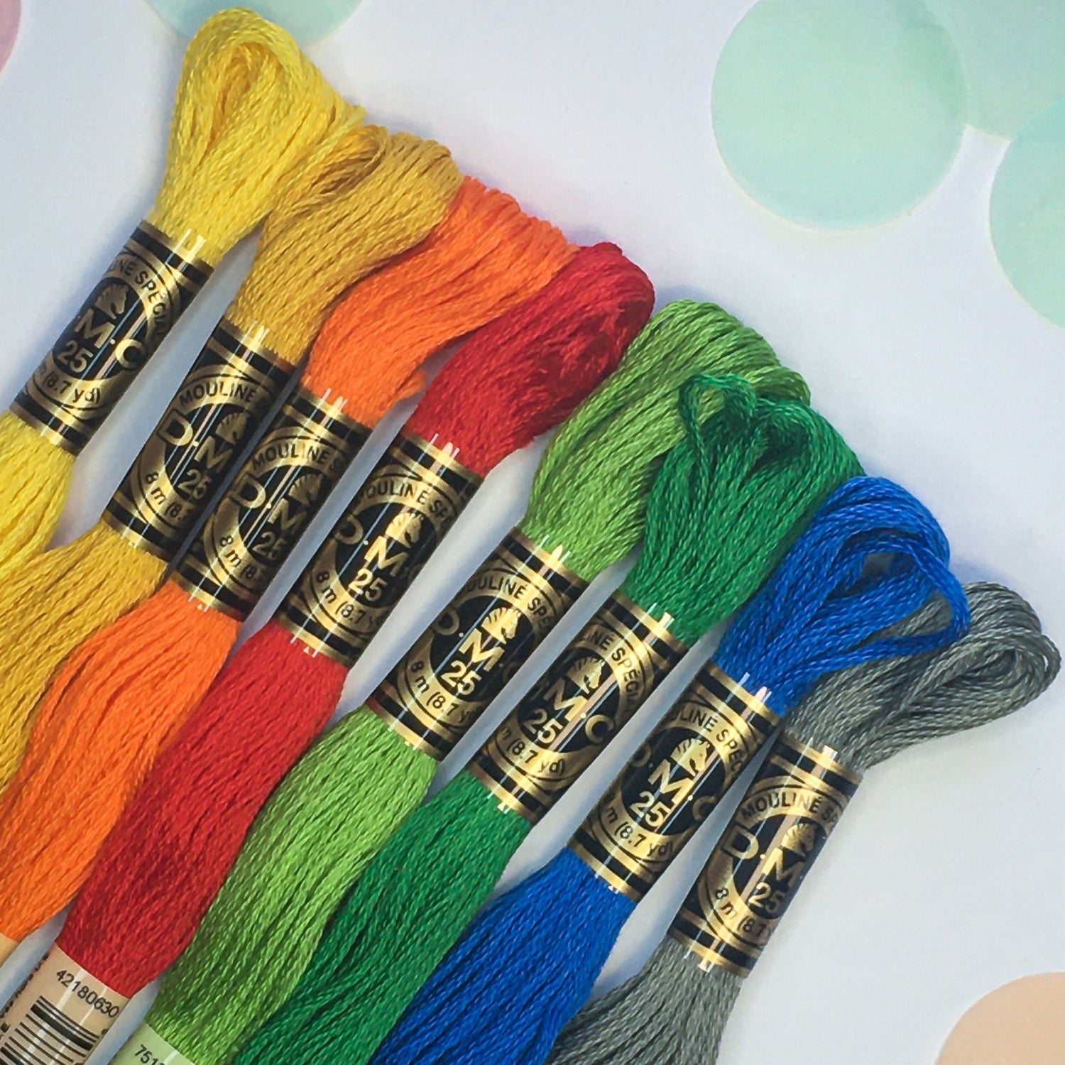 Lorikeet DMC embroidery thread bundle - Craft Make Do