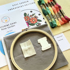 Rose Garden Modern Embroidery Kit - Craft Make Do