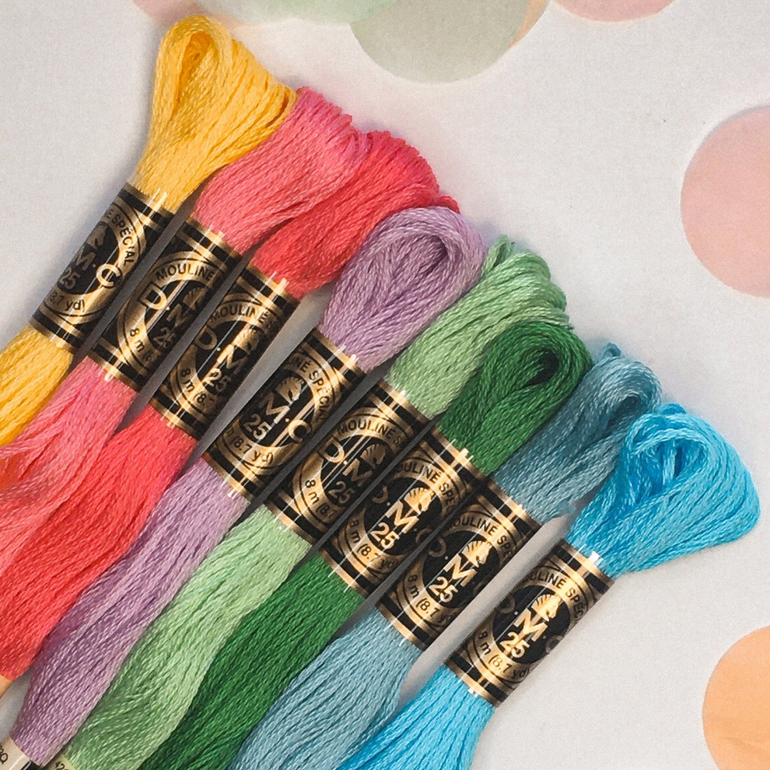 Sorbet DMC embroidery thread bundle - Craft Make Do