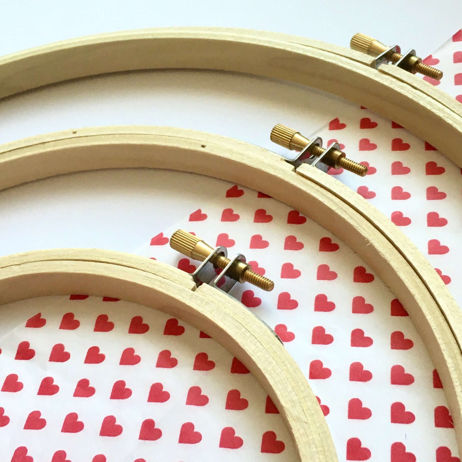 Wooden Embroidery Hoops - Craft Make Do